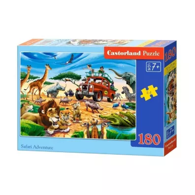 Puzzle 180 el. Przygoda na Safari Castorland