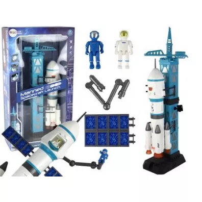 Rakieta z wyrzutni� 15el LeanToys