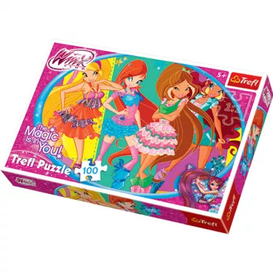 Puzzle 100 Przyjaci�ki z Winx Club