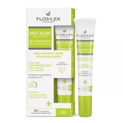 Floslek Anti-Acne 24h System �el punktowy na niedoskona�o�ci 20 ml