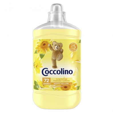 Coccolino Happy Yellow skoncentrowany pyn do pukania tkanin o zapachu tych letnich kwiatw 1.8 l