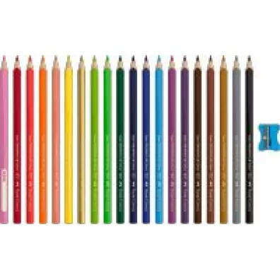 Faber-Castell Kredki Jumbo tr�jk�tne + temper�wka 20 szt.