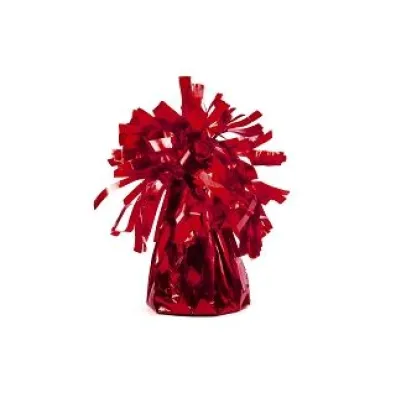 PartyDeco Ci�arek do balon�w foliowy czerwony 4 szt.