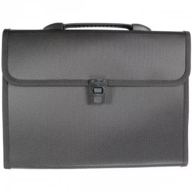 Titanum Teczka A4 z r�czk� 12 przegr�dek czarna