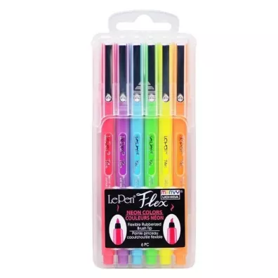 Marvy Cienkopisy Le Pen Flex Neon 6 szt.