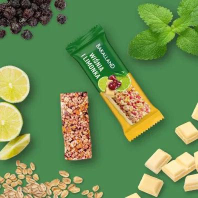 Bakalland Baton BA!lans Wi�nia z limonk� 38 g