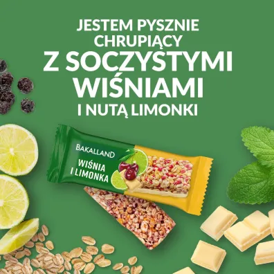 Bakalland Baton BA!lans Wi�nia z limonk� 38 g