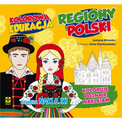 Kolorowanka edukacyjna regiony polski - Justyna Mrowiec