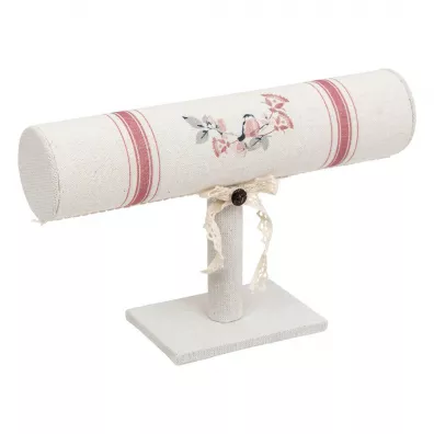 Atmosphera Tekstylny stojak na biuteri Pink Bird