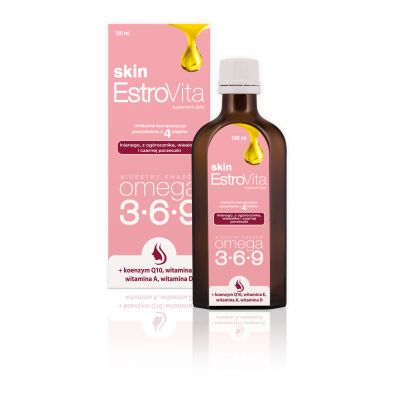 Estrovita Skin Kwasy Omega 3-6-9 Suplement diety 150 ml