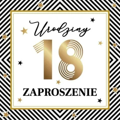 Armin Style Zaprosz�nie Urodziny 10 szt.