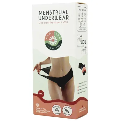 Femi.eko Majtki menstruacyjne rozmiar l-3xl 44 g