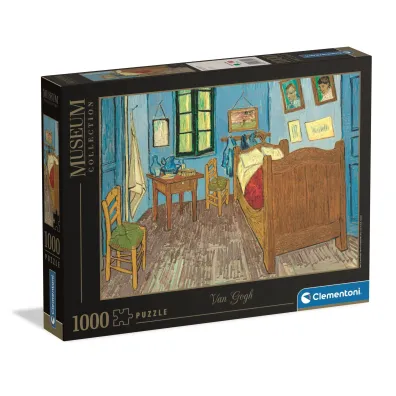 Puzzle 1000 el. Museum Van Gogh: Bedroom in Arles Clementoni