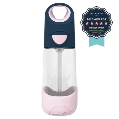 b.box Butelka tritanowa ze s�omk� Indigo Rose 450 ml