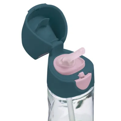 b.box Butelka tritanowa ze s�omk� Indigo Rose 450 ml