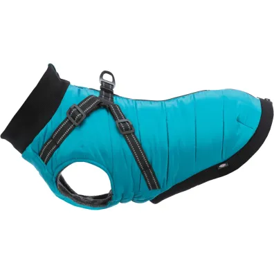 Trixie Pontis, p�aszczyk z szelkami, dla psa, morski, XXS: 24 cm