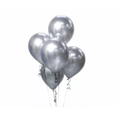 Godan Balony chromowane Srebrne, B&C 30 cm