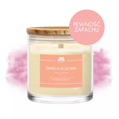 Big Nature �wieca sojowa inspiracja zapachowa Mademoiselle 215 g