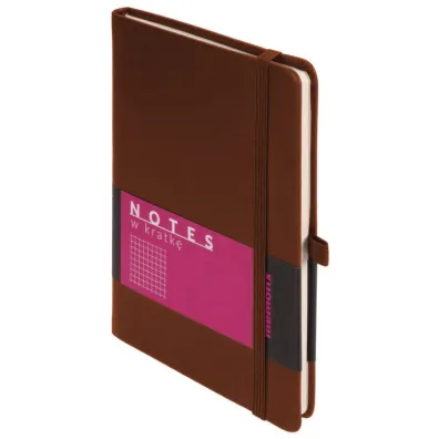 Antra Notes memofix A5 kratka br�zowy