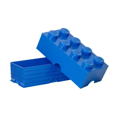 Pojemnik klocek LEGO Brick 8 Niebieski