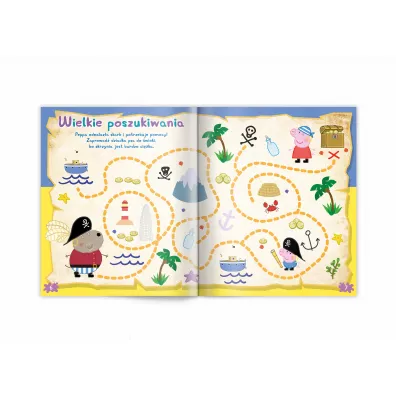 Ahoj, piraci! Zadanie przyklejanie. Peppa Pig