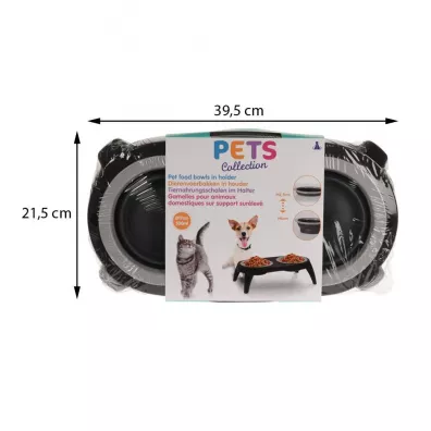 Pets Collection Podwjna skadana miska dla psa i kota