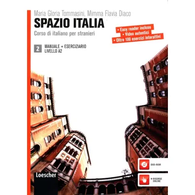 Spazio Italia 2. Podr�cznik + �wiczenia + DVD - Maria Gloria Tommasini, Mimma Flavia Diaco