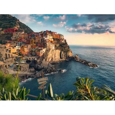 Puzzle 1500 el. Widok na Cinque Terre Ravensburger