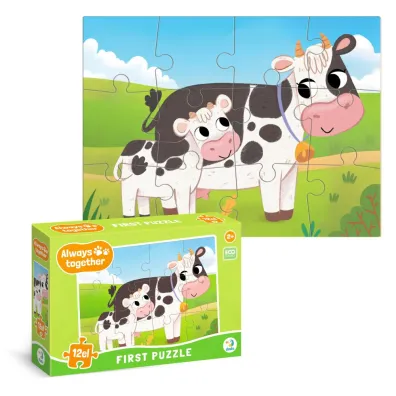 Puzzle 12 el. Zawsze razem. Kr�wki Dodo