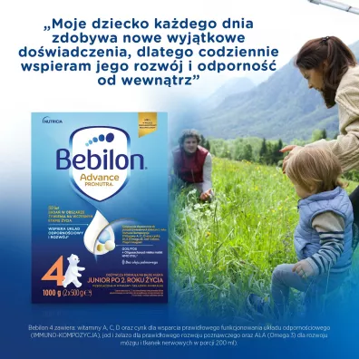 Bebilon 4 Advance Pronutra Junior Formu�a na bazie mleka po 2. roku �ycia 1 kg