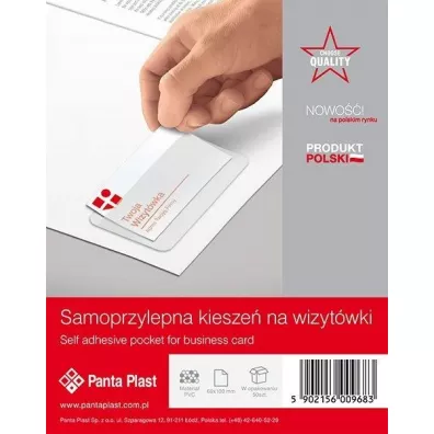 Panta Plast Kiesze� samoprzylepna na wizyt�wki 100 x 60 mm