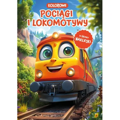 Kolorowe poci�gi i lokomotywy
