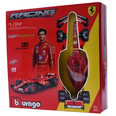Bburago Model 1:24 Ferrari formu�a SF-24 Carlos Sainz 18-26857