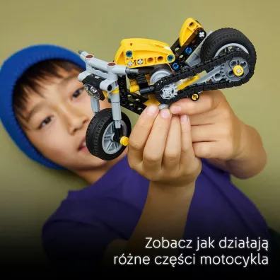 LEGO Technic ��ty motocykl 42225