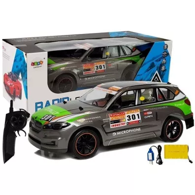 Auto zdalnie sterowane 1:10 2.4G szare Leantoys