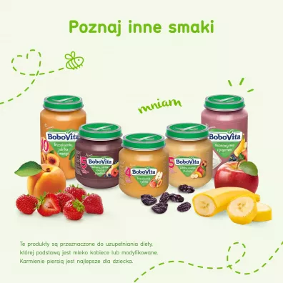 BoboVita Banan po 4. miesicu zestaw 6 x 125 g