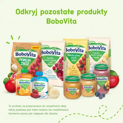 BoboVita Banan po 4. miesicu zestaw 6 x 125 g