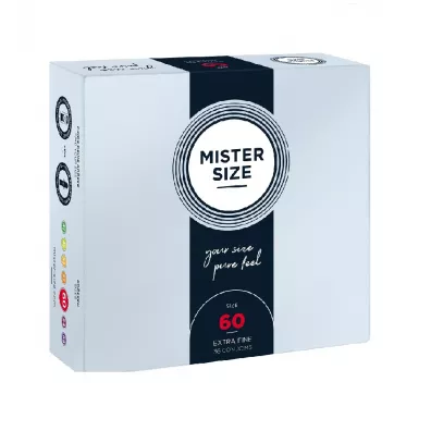 Mister Size Condoms prezerwatywy dopasowane do rozmiaru 60mm 36 szt.