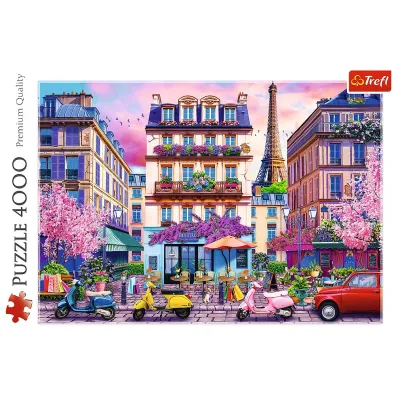 Puzzle 4000 el. Wiosna w Pary�u Trefl