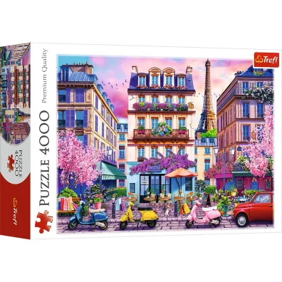 Puzzle 4000 el. Wiosna w Pary�u Trefl