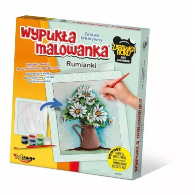 Wypuk�a Malowanka - Kwiaty Rumianki Mirage Hobby
