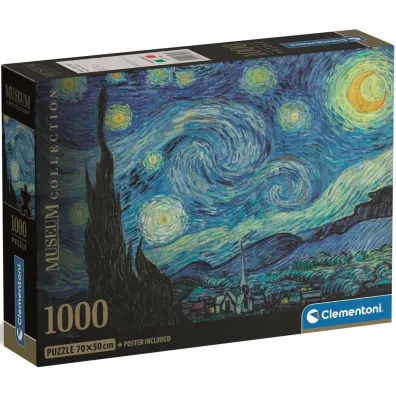 Puzzle 1000 el. Museum Van Gogh, The Starry Night Clementoni