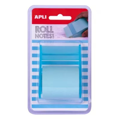 Apli Bloczek samoprzylepny w rolce niebieski 50mmx8m