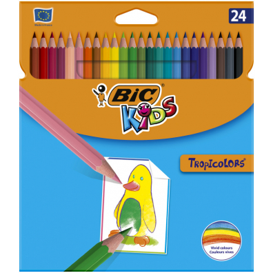 Bic Kredki Kids Tropicolors 24 kolorów
