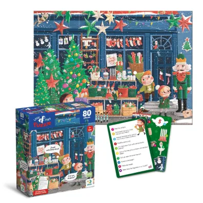 Puzzle 80 Look&Find Zimowe �wi�ta Dodo
