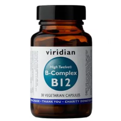 Viridian High Twelve B-Complex B12 - suplement diety 30 kaps.