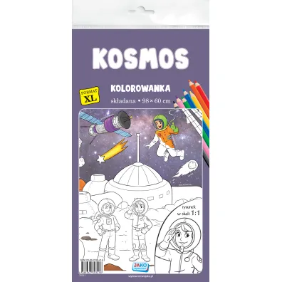 Kosmos. Kolorowanka. Format XL
