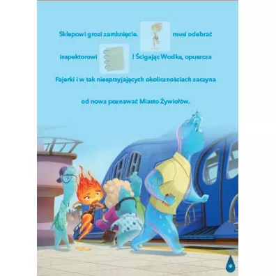 Czytanki naklejanki. Odkryty talent. Mi�dzy nami �ywio�ami. Disney Pixar