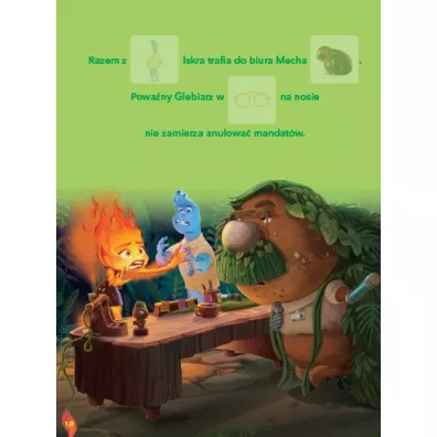 Czytanki naklejanki. Odkryty talent. Mi�dzy nami �ywio�ami. Disney Pixar