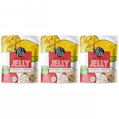 Diet-Food elki mango, jabko Zestaw 3 x 50 g Bio